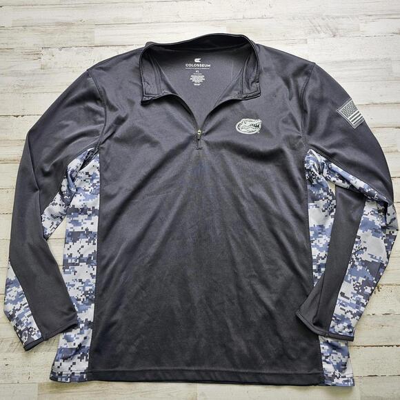 FLORIDA GATORS Colosseum OHT Military Appreciation 1/4 Zip Pullover Jacket XL - Picture 1 of 4